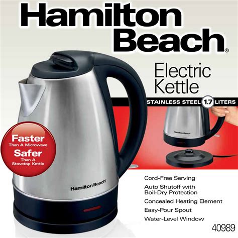 hamilton beach electric kettle 40898 pdf manual